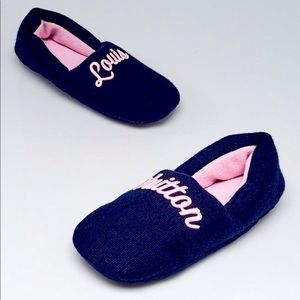 pink lv slippers